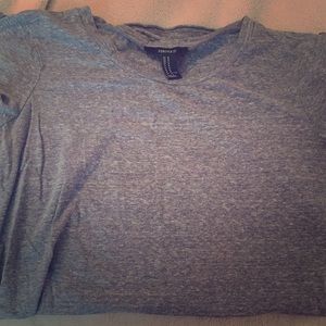 Long gray dress shirt